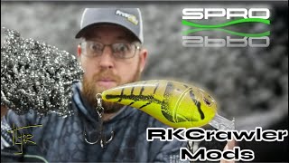 Crank bait Tips and Modifications! Spro RKCrawler