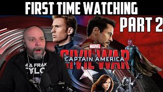 DC fans  First Time Watching Marvel! - Captain America-Civil War - Movie Reaction - Part 2/2
