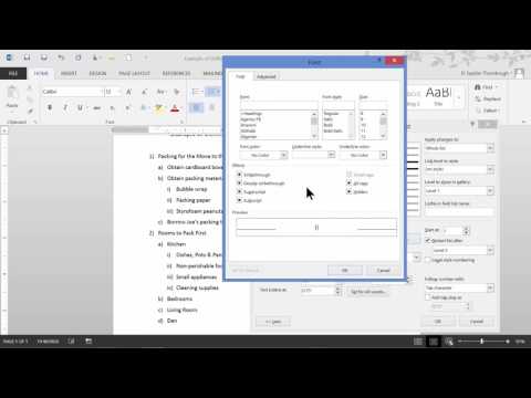How to Modify a Multilevel List in Word 2013 How to Modify a Multilevel List in Word 2013