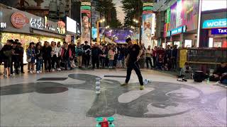 台北西门町街头艺人-扯铃达人！Taipei Ximending Street Performer - Diabolo Expert!