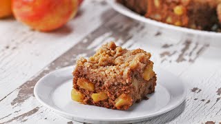 Apple Crumble Blondies