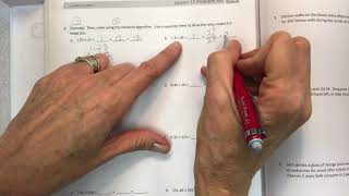 Eureka math grade 5 module 2 lesson 12 problem set with an error in #5 see short correction video
