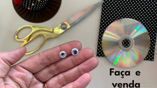 [DIY[ See What I Did With Old CD and Fabric Everyone Was Surprised