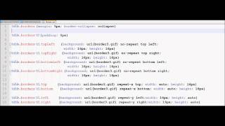 HTML Tutorial 32 - Bordered Table using CSS