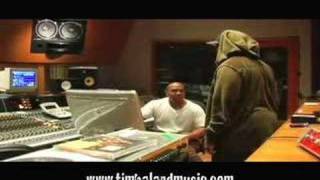 timbaland in  studio