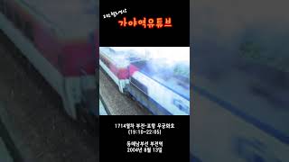 [철도 고전] 부전-포항 무궁화호