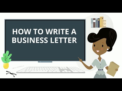 How do you begin a business letter?