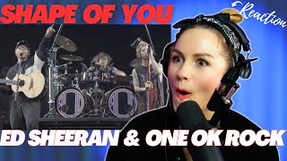 Ed Sheeran x ONE OK ROCK - "Shape of You"  (Yokohama Arena)Reaction!