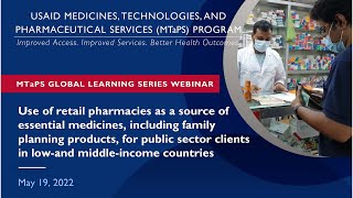 Use of Retail Pharmacies as a Source of Essential Medicines for Public Sector Clients in LMICs