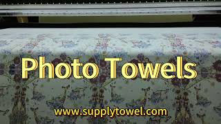 Bulk Custom Microfiber Personalized Photo Towels.