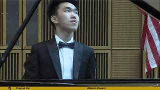 Yangrui Cai - 2018 Cleveland International Piano Competition for Young Artist - First Round