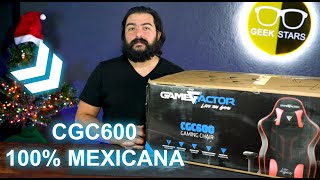 COMPRE LA SILLA GAMEFACTOR CGC600 100% MEXICANA !!No la recomiendo!!