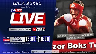 LIVE: Międzynarodowy Turniej Barbórkowy Kaczor Box Team