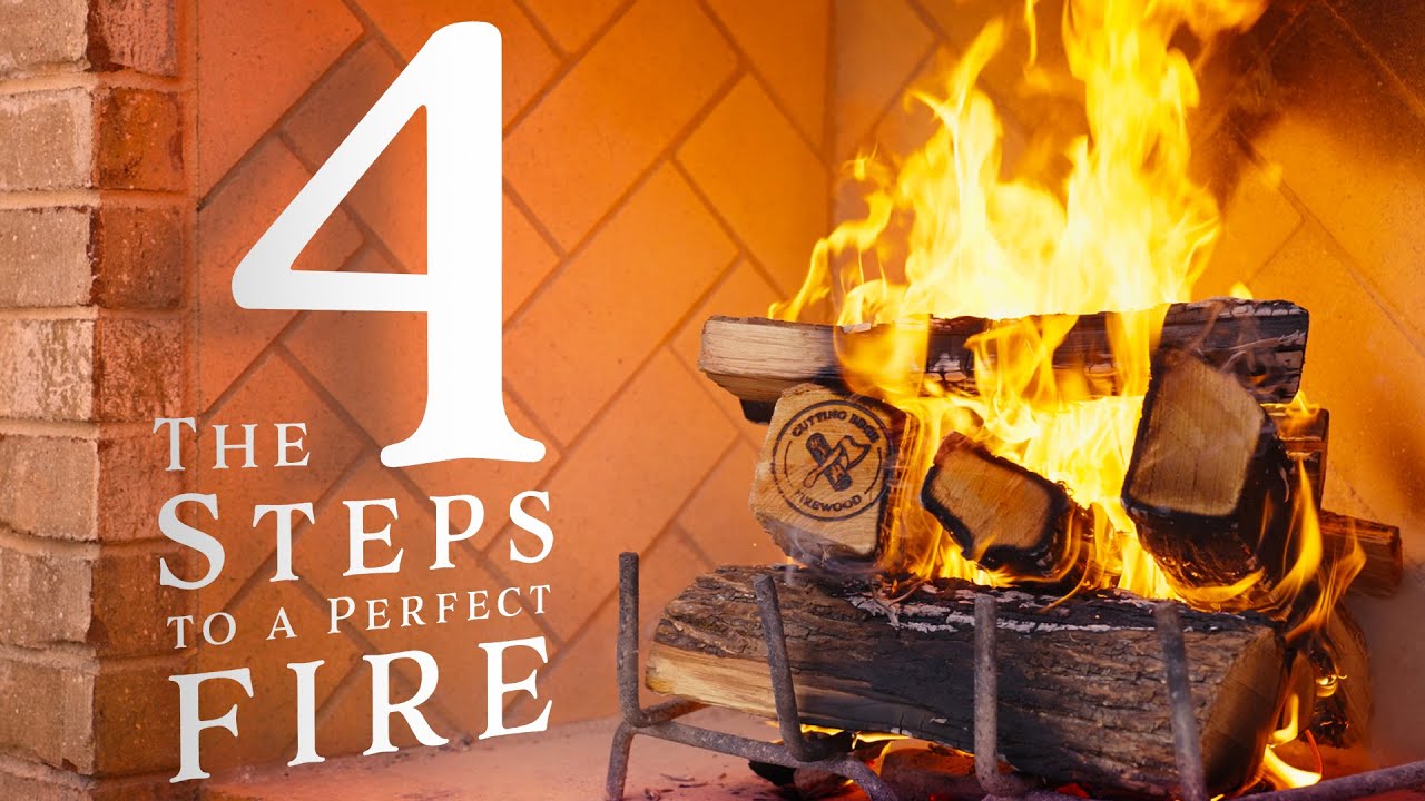 How To Start A Fire In A Fireplace | Make The Perfect Easiest Fire In 4 ...