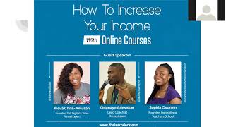 How To Increase Your Income With Online Courses
