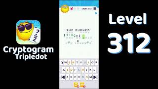Cryptogram Tripledot Level 312 Answer | SolutionGuruji