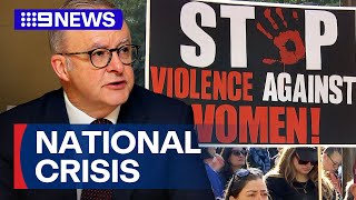 Anthony Albanese unveils $925m domestic violence fund | 9 News Australia