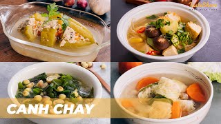 4 KINDS OF VEGETARIAN SOUP