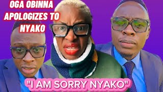 OGA OBINNA APOLOGIZES TO NYAKO AFTER HIS DISRESPECTFUL REMARKS AT MARWA AWARDS💔