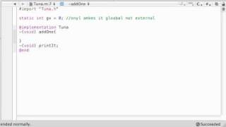 Objective C Programming Tutorial - 45 - Static Variables