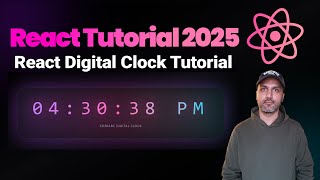 React Digital Clock Tutorial Beginner Friendly