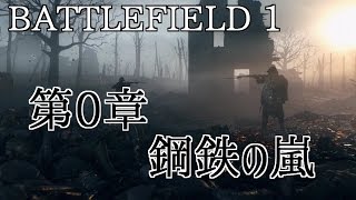 ［FPS］ #1 BF1 キャンペーンモード 第0章 鋼鉄の嵐「怯むな、進め」 ［実況］