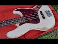 펜더 아티스트 플리 시그네춰 재즈 베이스 레릭 fender artist flea jazz bass relic