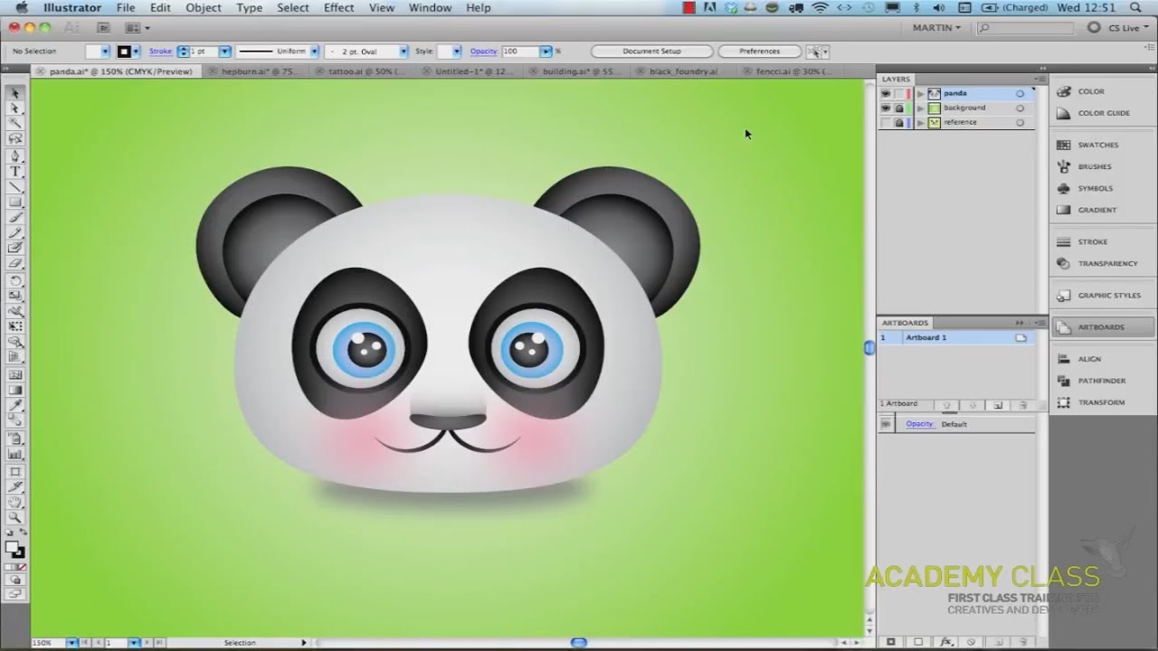Adobe Illustrator Tutorial Academy Class Youtube