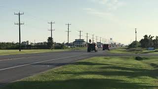 Galveston County ESD#2 EMS, Squad#1 en-route to a EMS call near Crystal Beach, Tx