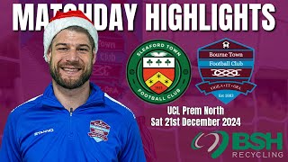 Sleaford Town FC vs Bourne Town FC | UCL Premier Division North | Match Day Highlights