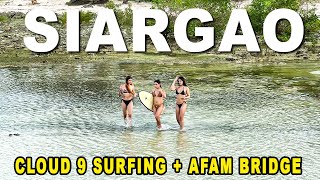 Siargao Island Tour 2025 | Surfing Capital of the Philippines | Cloud 9 Surfing Area and AFAM Bridge