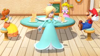 Super Mario Party - Minigames - Rosalina vs Peach vs Daisy vs Mario