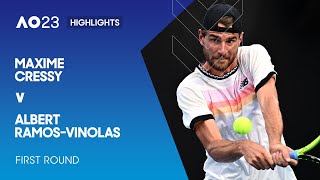 Maxime Cressy v Albert Ramos-Vinolas Highlights | Australian Open 2023 First Round