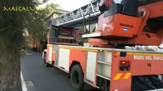 LIVE Incendio Villa Storica Mascalucia 29/12/2017