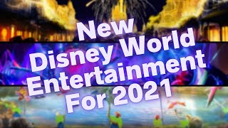 New 50th Anniversary Disney World Entertainment