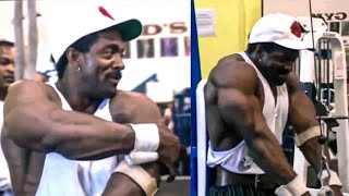 Young Charles Training Triceps with Legend @FlexWheelerOfficial & Rico McClinton.