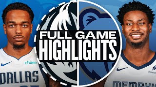 Game Recap: Grizzlies 119, Mavericks 104