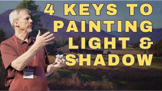 4 Keys to Suggesting Light & Shadow in Your Landscape Painting -Tutorial