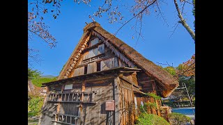 JG☆☆☆8K HDR 岐阜 下呂合掌村(重文)と円空岩遺跡 Gifu,Gero Gassho Village and Enku Rock Site(Buddha Sculptor)