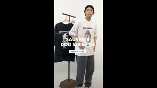 【フリークスストア】サウべニア新作！ドッグシリーズTシャツ 3LOOK