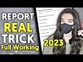 Strong and 100%working reporting trick 2023 || How to report facebook account || Facebook report