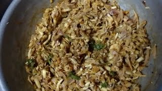 Vaalai poo/banana flower poriyal | how to make vaalai poo poriyal