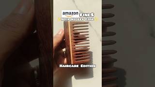 ✨Amazon Finds - Neem Wooden Comb (Haircare Edition)✨ #amazonfinds #haircare #haircaretips #shorts
