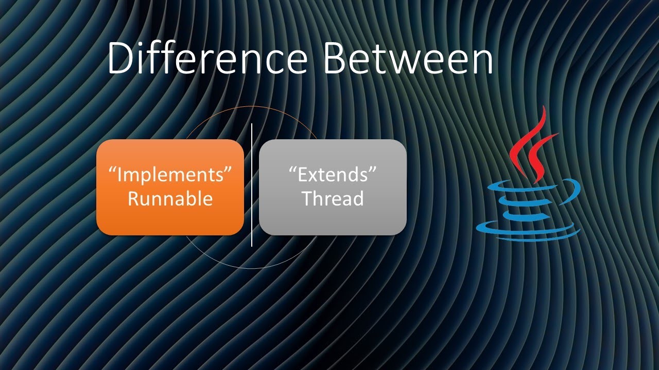 Difference Between Implementing Runnable Interface And Extending Thread ...