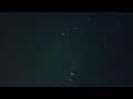 オリオン座大星雲 m42 と三つ星 ８倍速