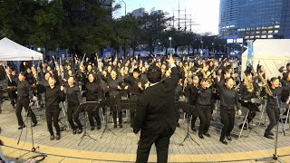 北陸学園北陸高校プロムナード演奏in横浜