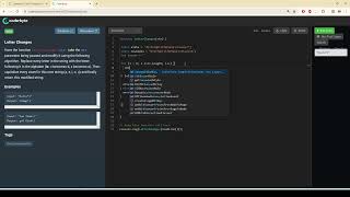 Coderbyte | Letter Changes | Easy | Solution with JavaScript