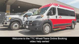 Wheel-Trans Self-booking Website Video Tutorial