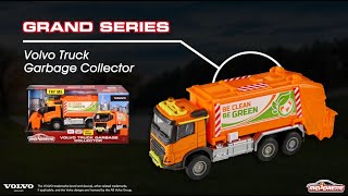 Majorette Grand Series - Volvo Truck Garbage Collector