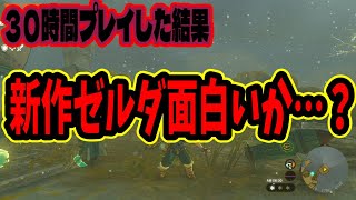 【すまないがはっきり言わせてもらう】待望の神ゲーと呼ばれたゼルダ新作３０時間プレイの感想レビュー【ゼルダの伝説 ティアーズ オブ ザ キングダム】